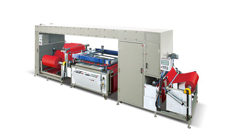 全自動無紡布卷對卷單色絲網印刷機